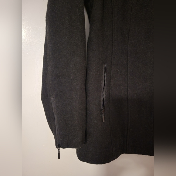 Women's Guess Zip Up Apalonia Peacoat Size Small - Picture 3 of 4